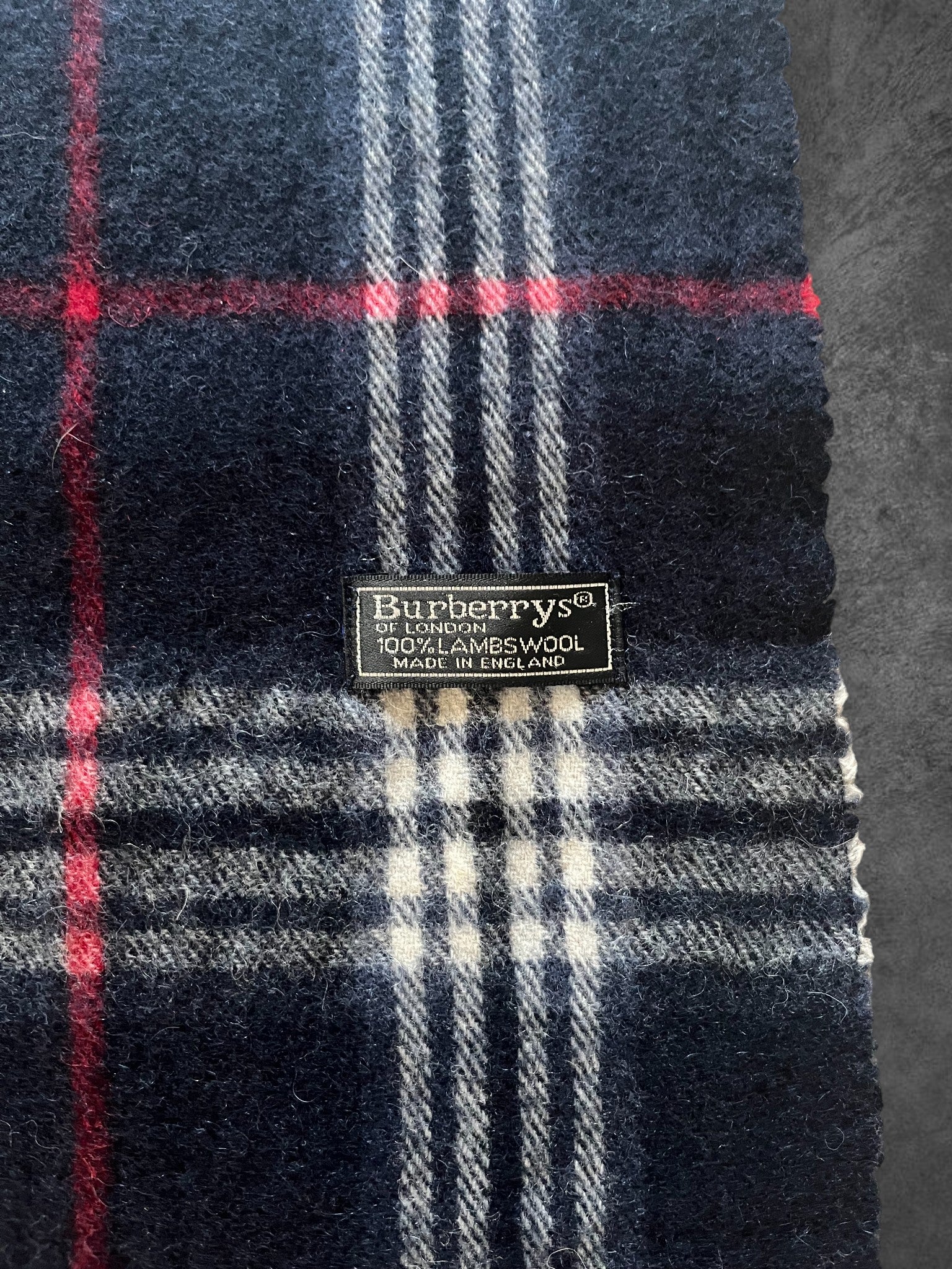 Burberry Scarf - Dark Blue