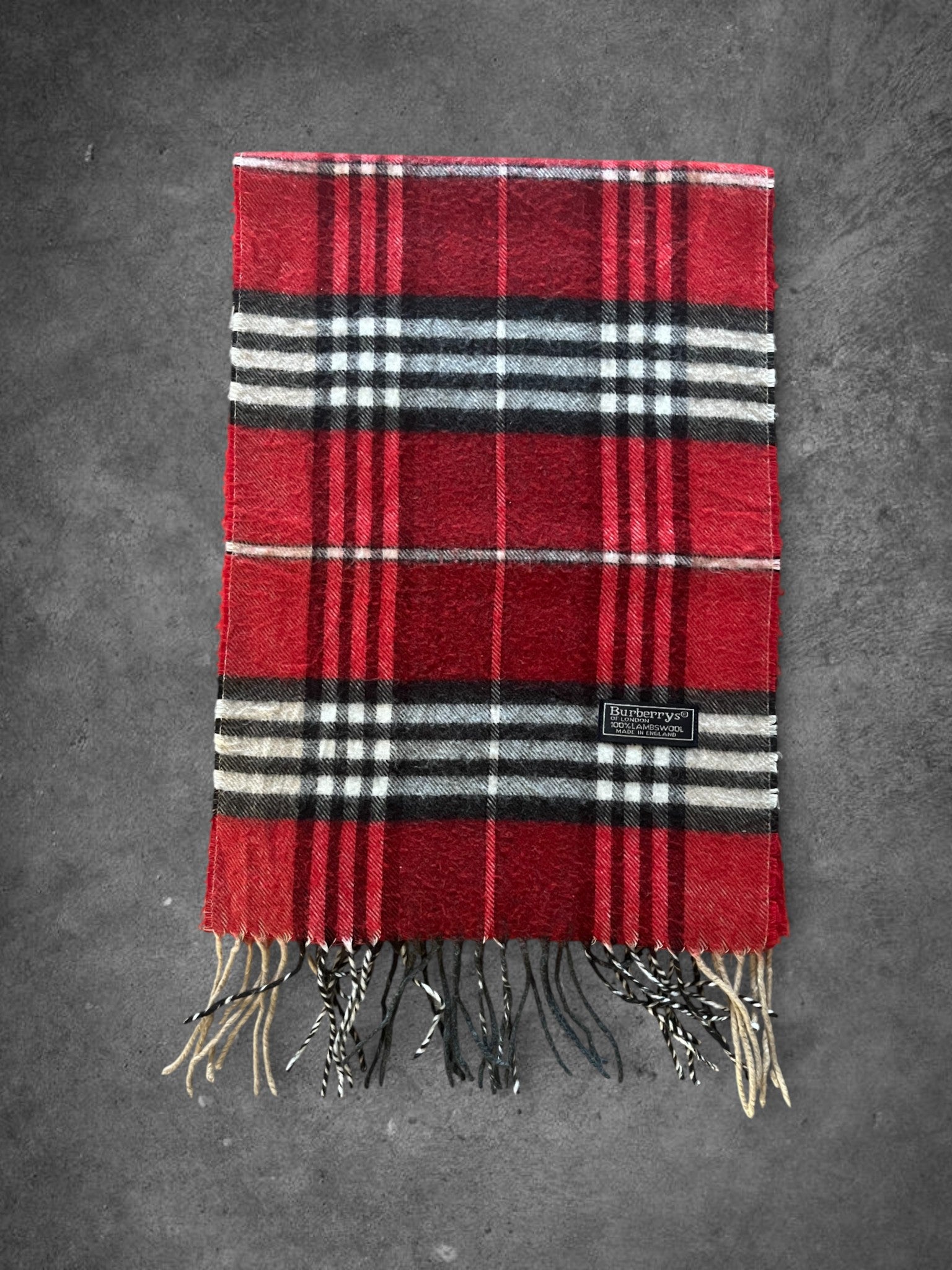 Burberry Scarf - Red