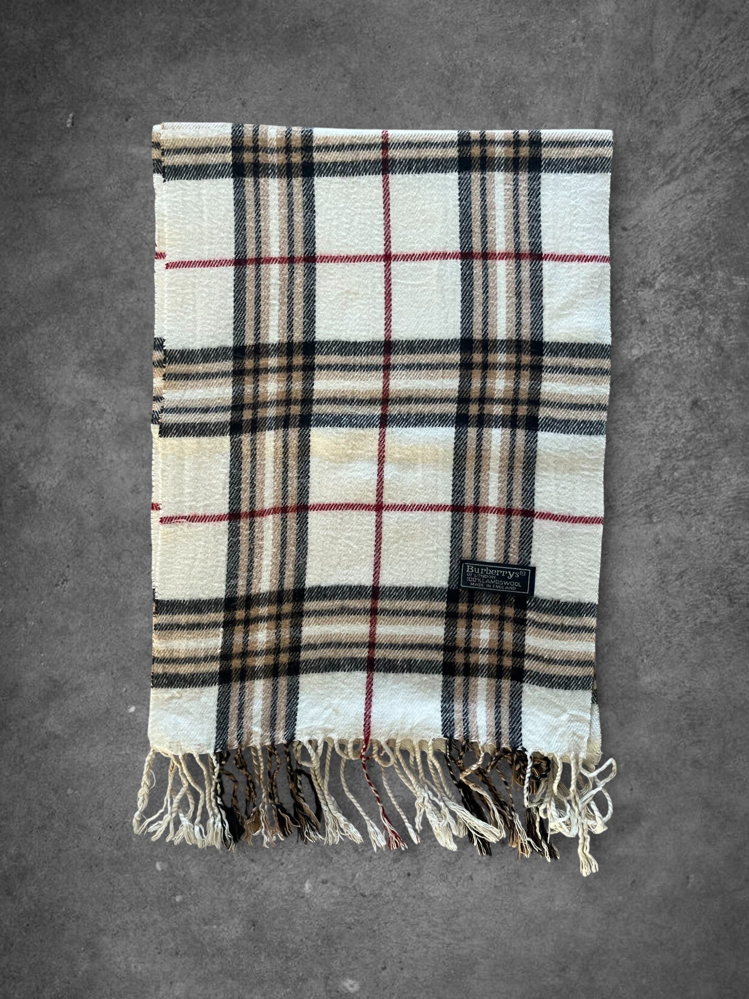 Burberry Scarf - White