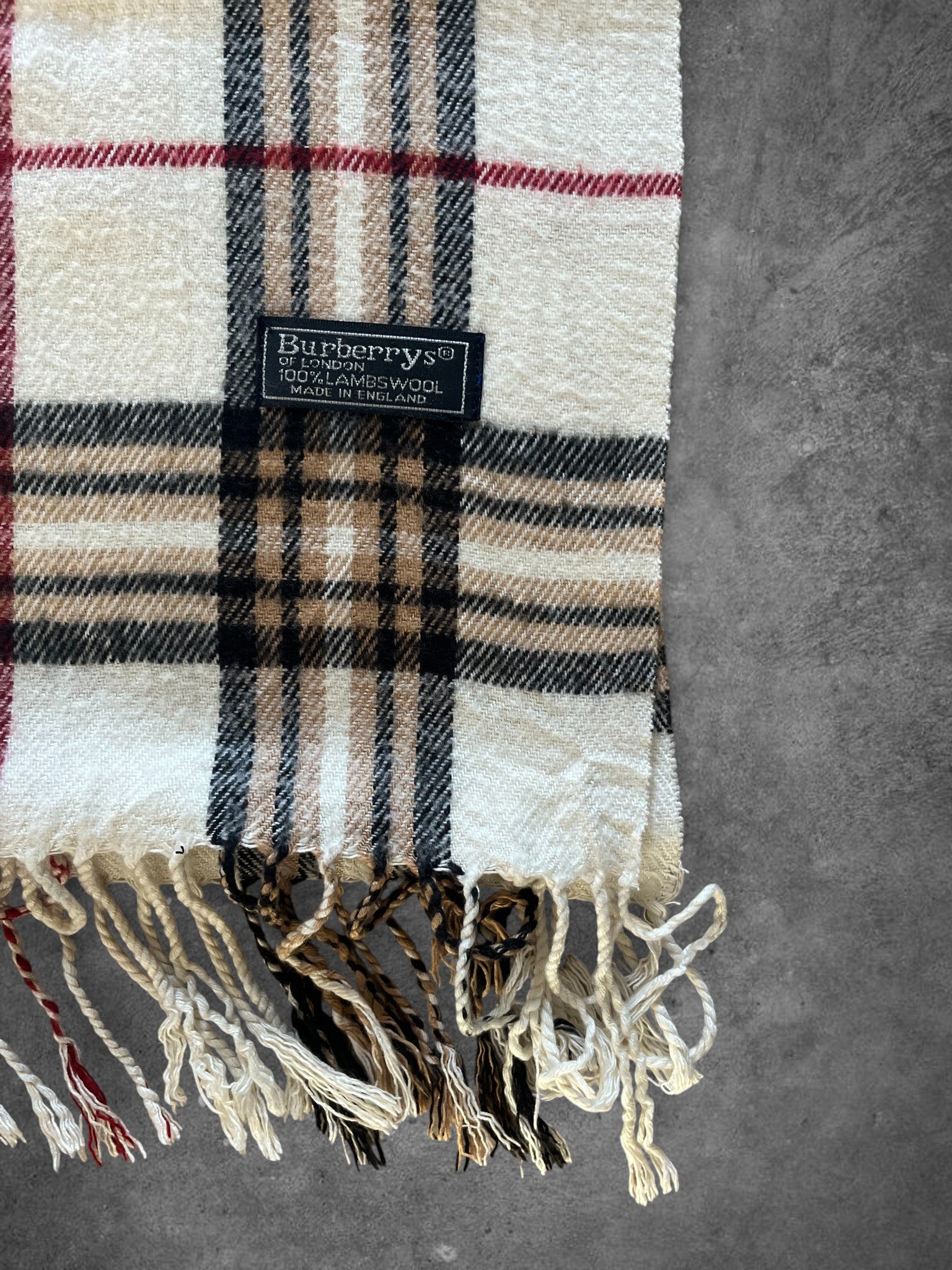 Burberry Scarf - White