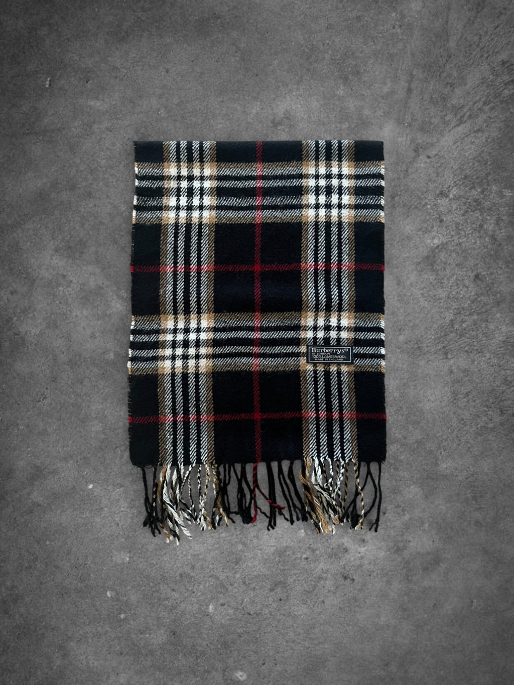 Burberry Scarf - Black and Beige