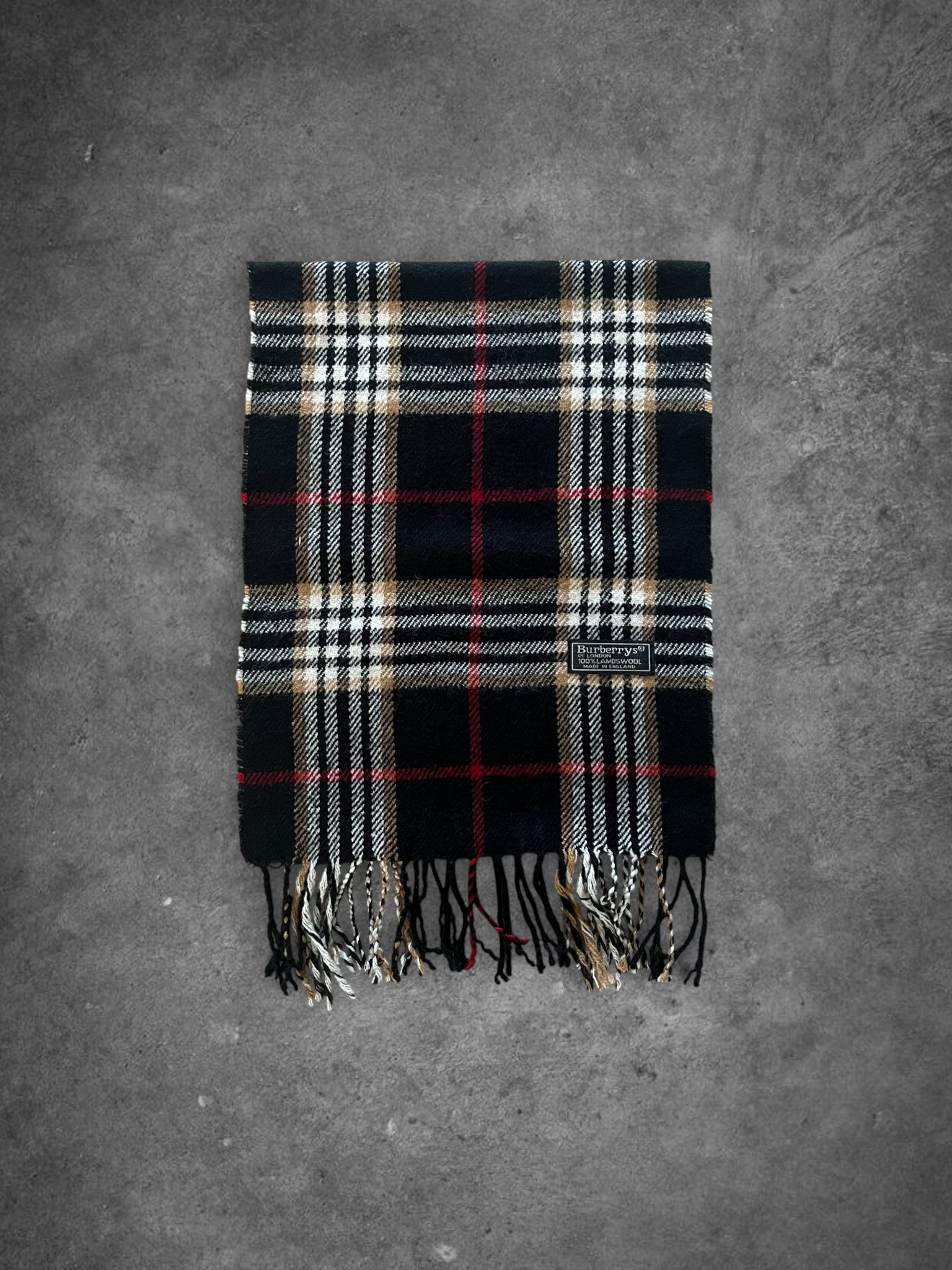 Burberry Scarf - Black and Beige