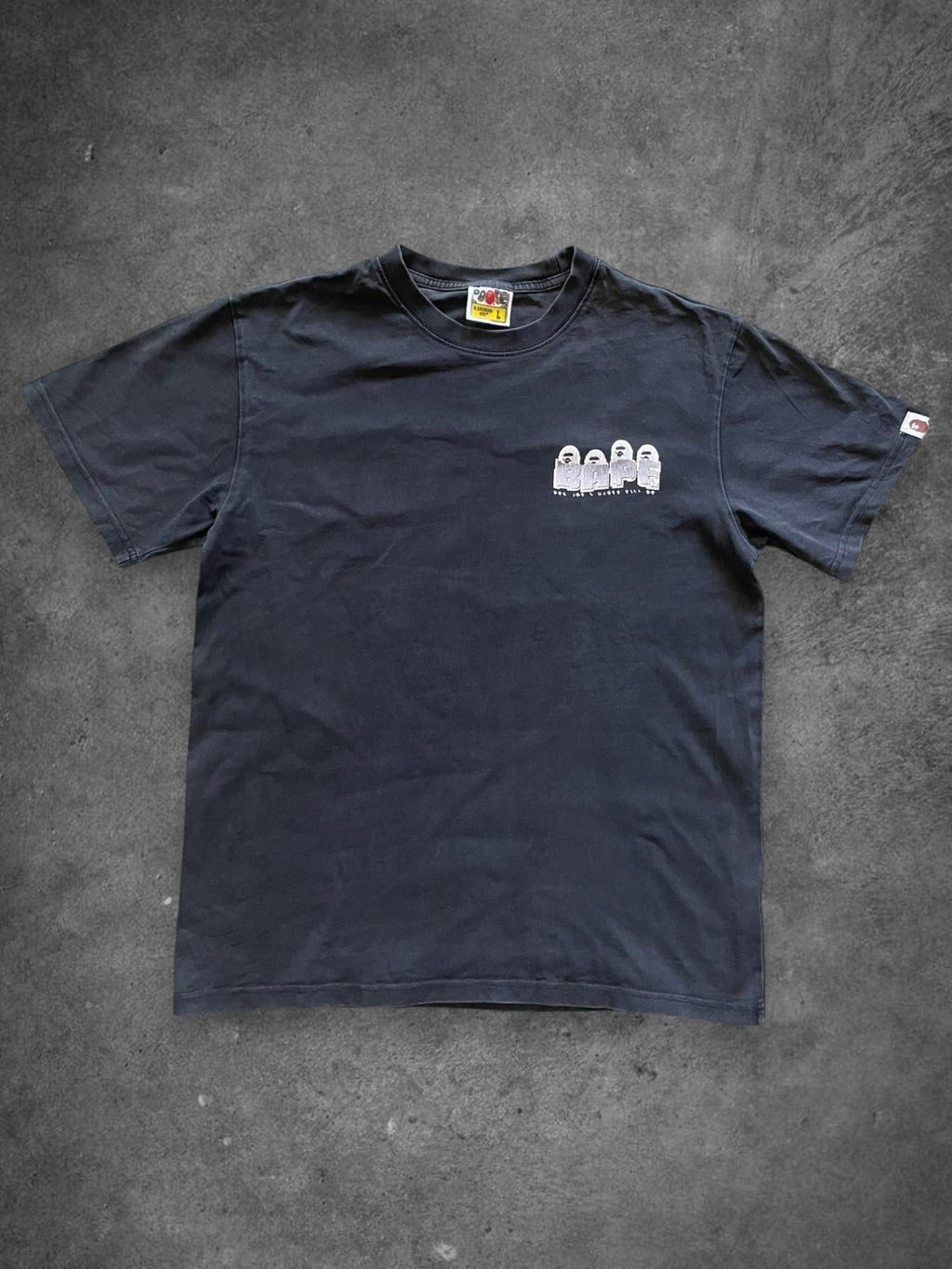 Bape 'Ape Shall Never Kill Ape' Tee - L