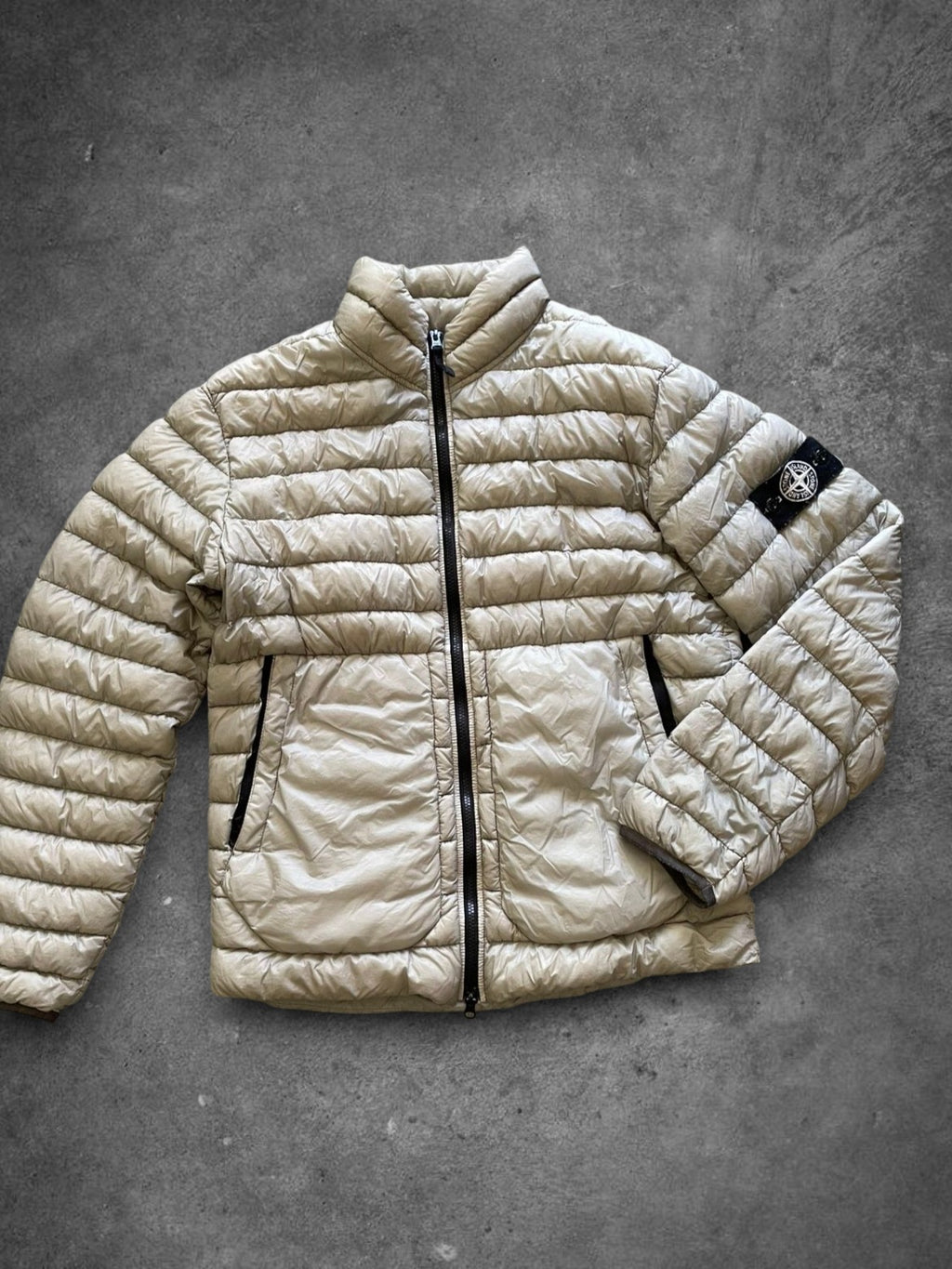 Stone Island Garment Dyed Micro Yarn Down - XL