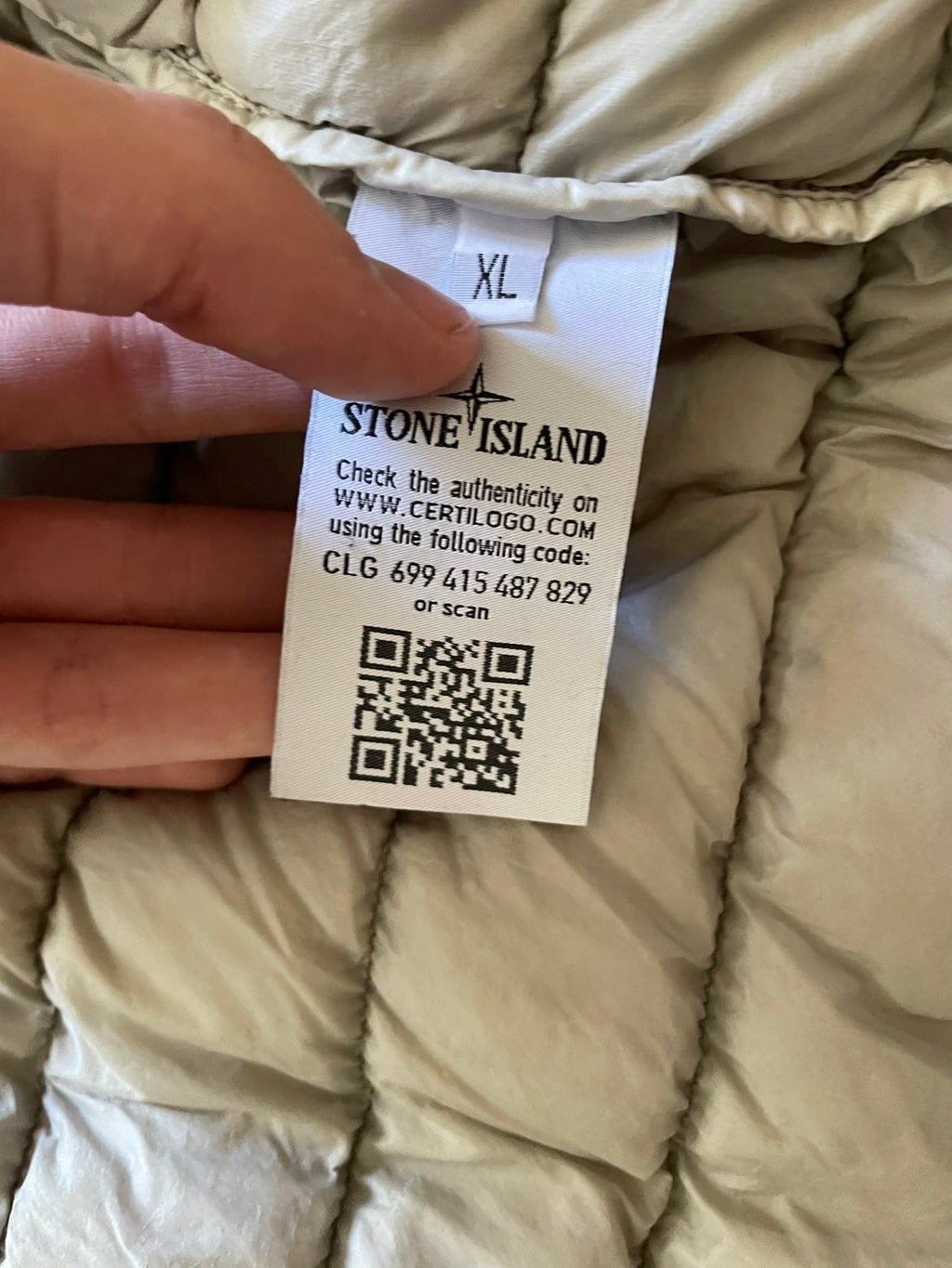 Stone Island Garment Dyed Micro Yarn Down - XL