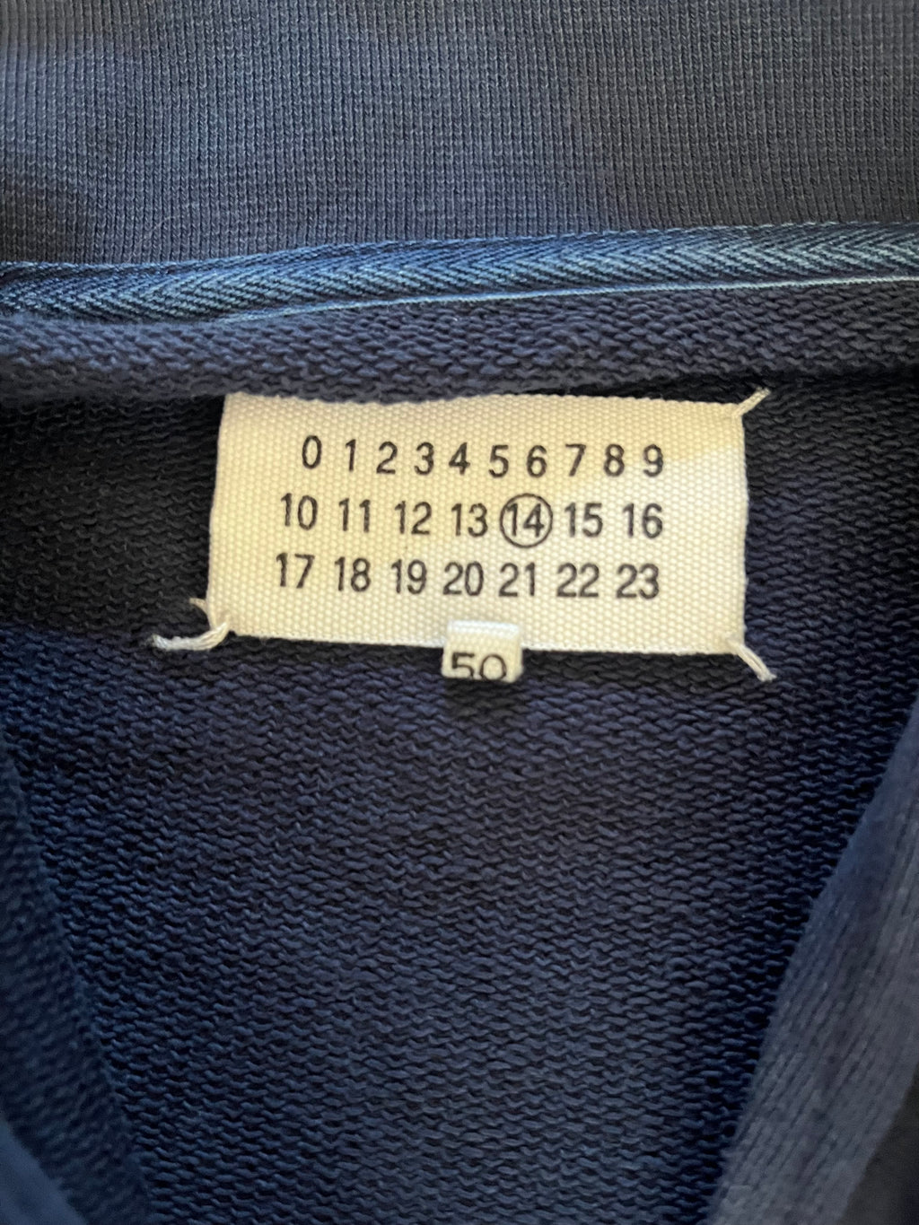 Maison Margiela Elbow Patch Quarter Zip - L