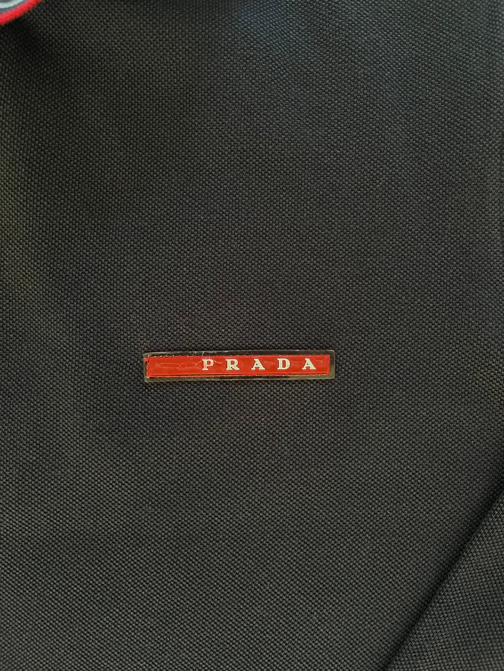 Prada Linea Rossa Polo Long Sleeve - M