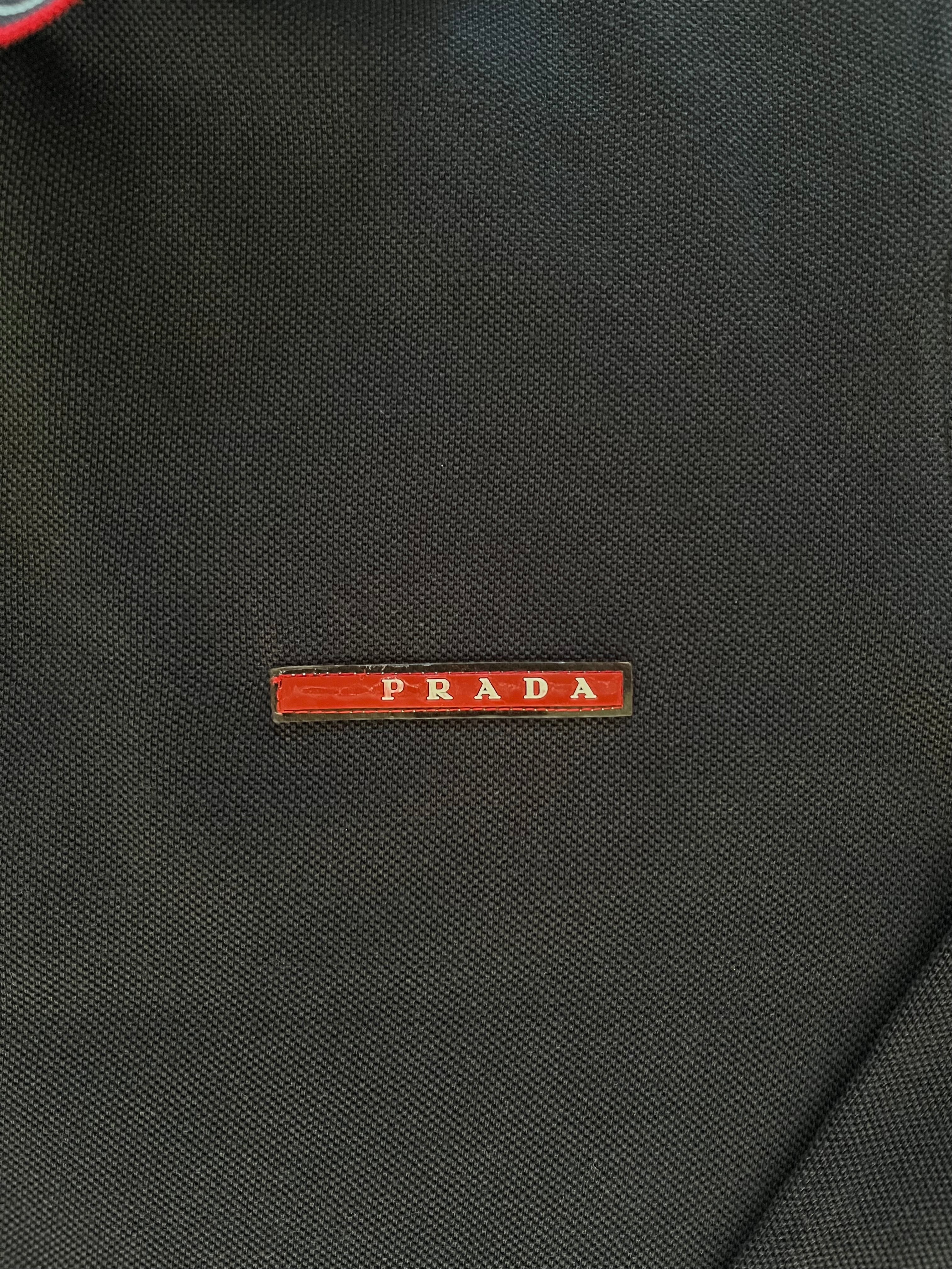 Prada Linea Rossa Polo Long Sleeve - M