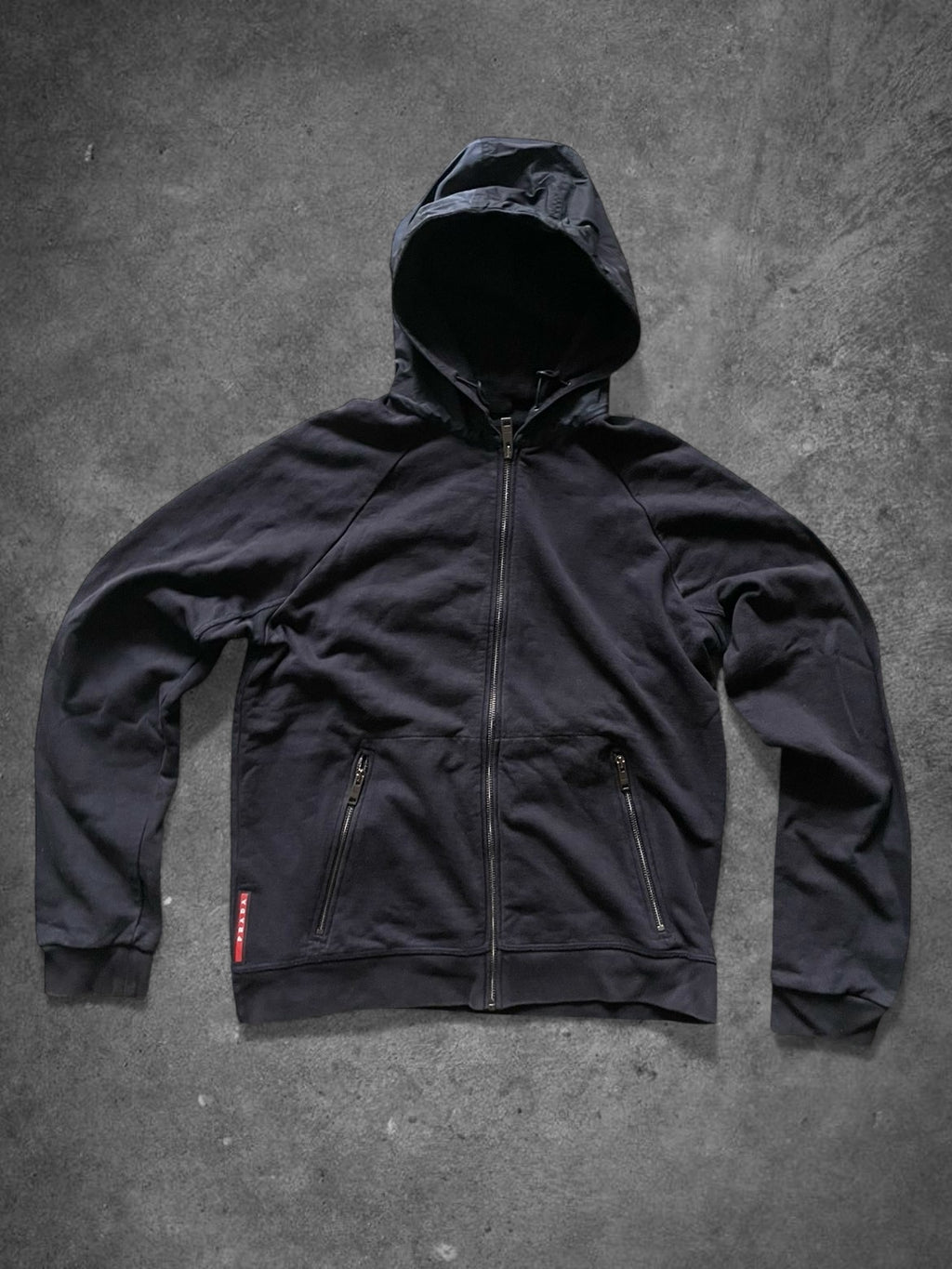 Prada Zip-Up Linea Rossa - L