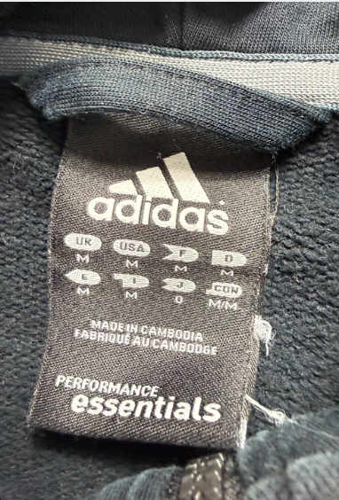 Adidas Essentials zip-up - M